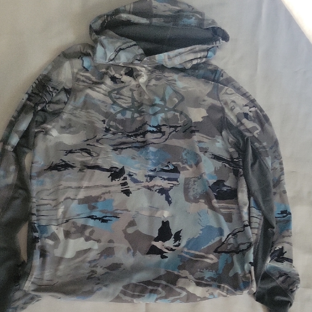 Under Armour Camouflage Hoodie - Gray and Blue